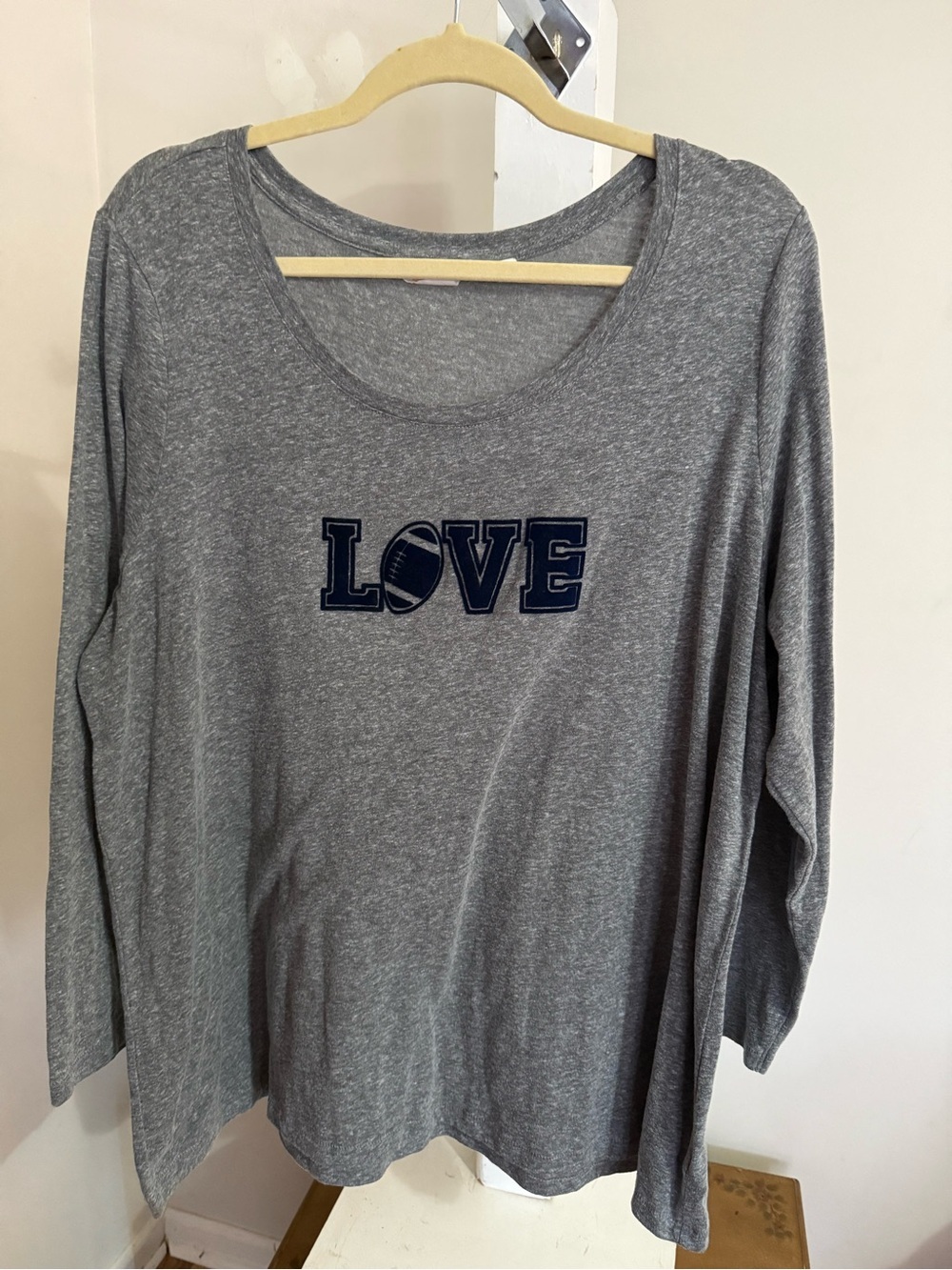 Love Football Long Sleeve Tee